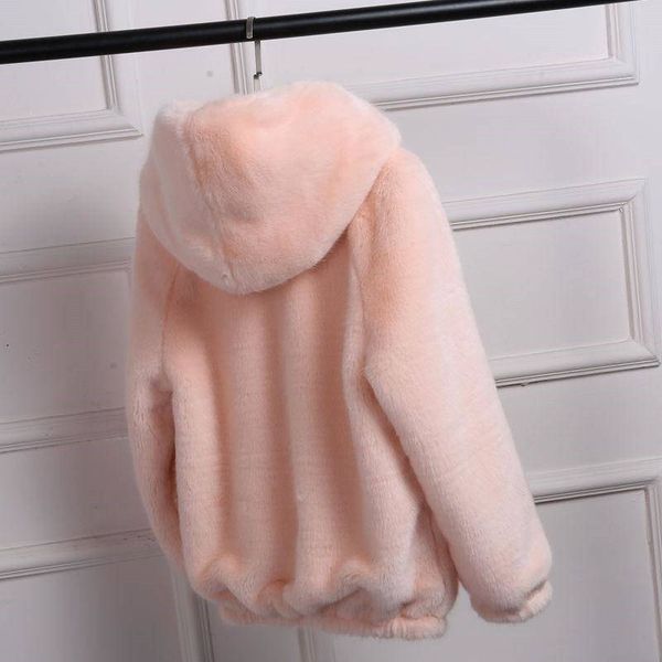 women's fur & faux sweet winter warm womens rex hooded coats korean long sleeve zipper slim female thick plus size streetwear, Black
women's fur & faux sweet winter warm womens rex hooded coats korean long sleeve zipper slim female thick plus size streetwear, Black