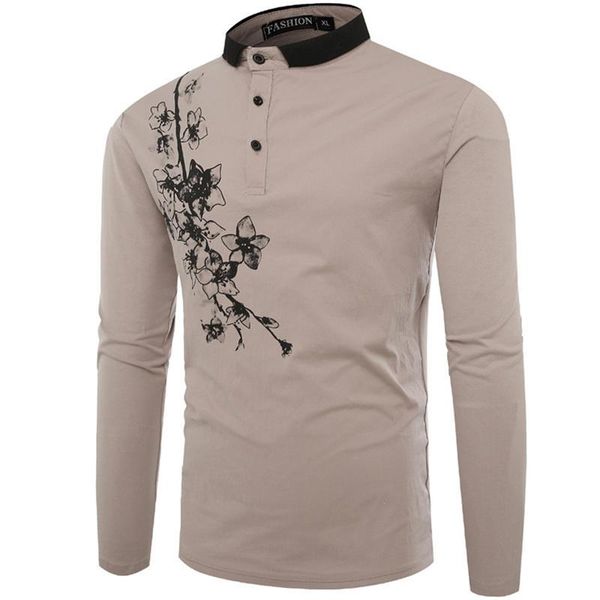 designer tshirt floral printed autumn mens polo fashion casual teenager chinese style mens, White;black
designer tshirt floral printed autumn mens polo fashion casual teenager chinese style mens, White;black