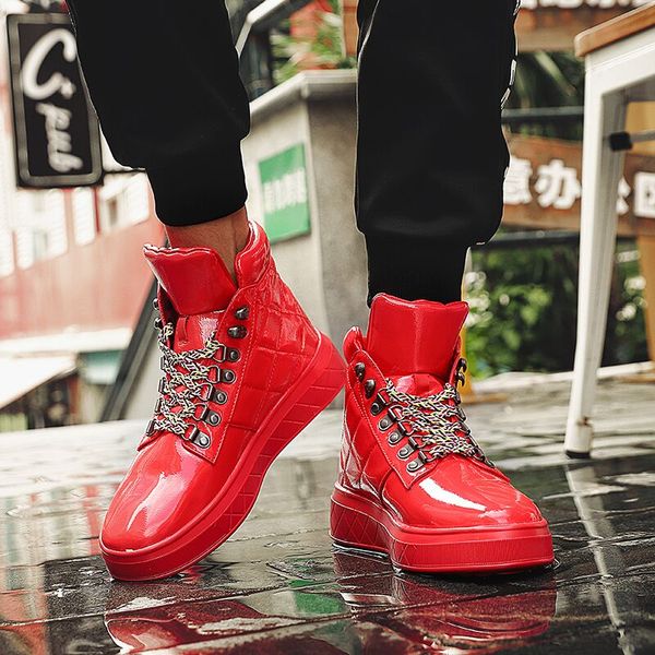 high help increase shoes men's tide street hip hop shoes super fire harajuku wind sponge cake casual men's, Black
high help increase shoes men's tide street hip hop shoes super fire harajuku wind sponge cake casual men's, Black