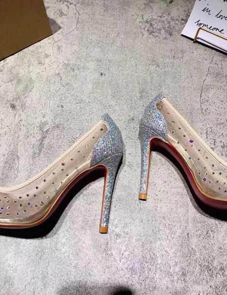 designer red soled fashion mesh rhinestone evening shoes wedding high heels luxury women casual shoes have box dust bag lll, Black
designer red soled fashion mesh rhinestone evening shoes wedding high heels luxury women casual shoes have box dust bag lll, Black