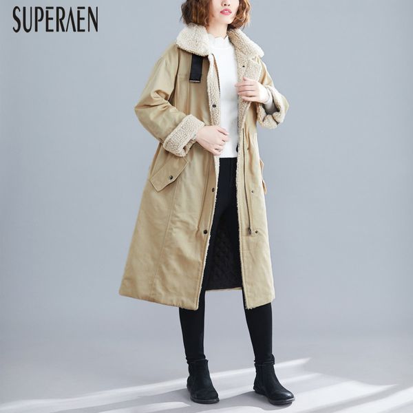 superaen korean style warm parkas coat women winter new 2019 loose pluz size thick parkas coat cotton wild women clothing, Black
superaen korean style warm parkas coat women winter new 2019 loose pluz size thick parkas coat cotton wild women clothing, Black