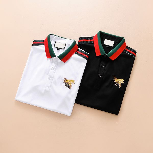 18ss Италия футболка поло футболки змея пчела цветочные вышивки мужские поло High stree
18ss Италия футболка поло футболки змея пчела цветочные вышивки мужские поло High stree