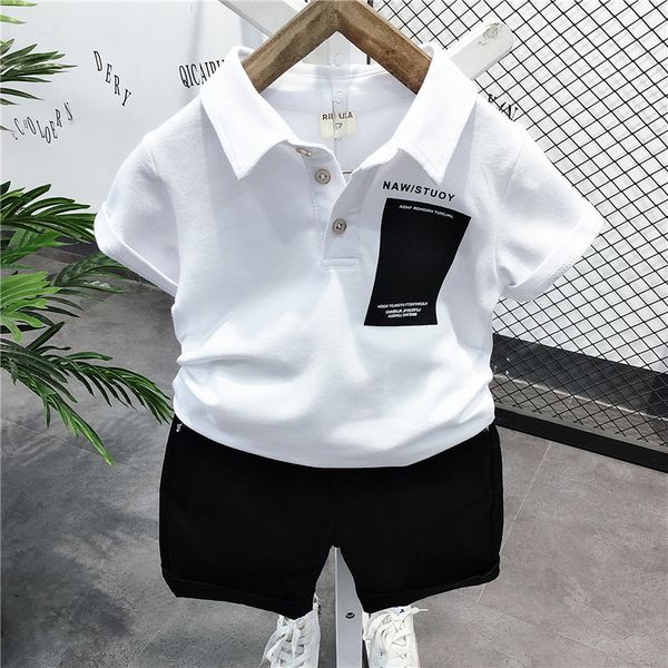 toddler baby boys kids summer clothes short sleeve lapel t-shirts + shorts outfits set kids sport suit 2-7 years t200707, White
toddler baby boys kids summer clothes short sleeve lapel t-shirts + shorts outfits set kids sport suit 2-7 years t200707, White