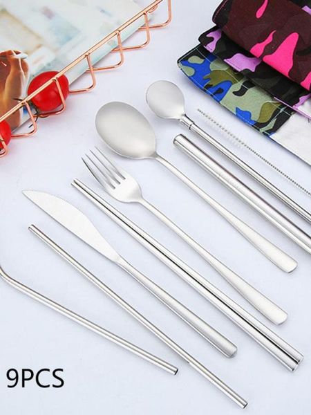 dinnerware set travel camping cutlery set reusable silverware with metal straw spoon fork chopsticks for outdoor picnic bbq 4
dinnerware set travel camping cutlery set reusable silverware with metal straw spoon fork chopsticks for outdoor picnic bbq 4