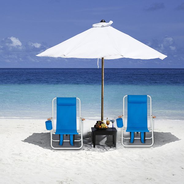 outdoor folding reclining beach sun patio chaise lounge chair pool lawn lounger with adjustable headrest blue
outdoor folding reclining beach sun patio chaise lounge chair pool lawn lounger with adjustable headrest blue