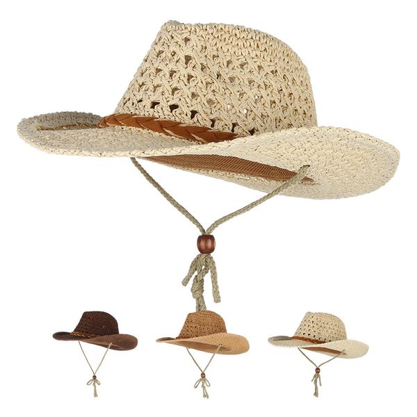 fashion hat 2019 men women retro western cowboy riding hat leather belt wide brim cap hat, Blue;gray
fashion hat 2019 men women retro western cowboy riding hat leather belt wide brim cap hat, Blue;gray