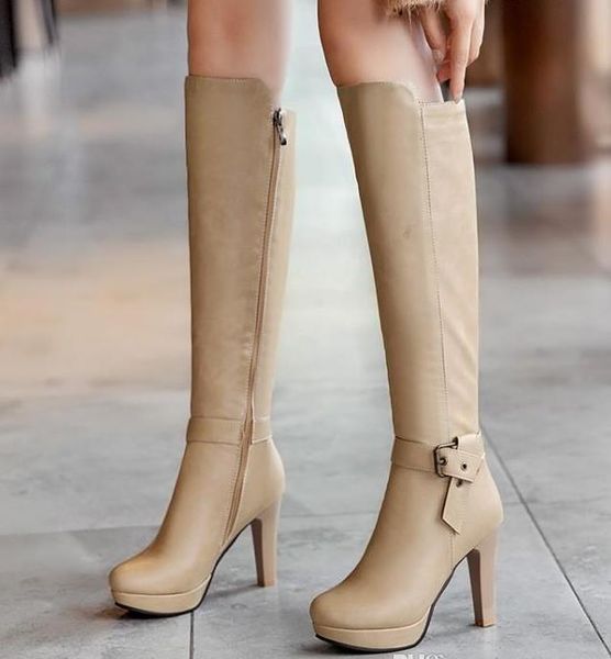 plus size 34 to 40 41 42 43 buckle knee high boots knight boots female luxury winter designer boots 3 colors come with box, Black
plus size 34 to 40 41 42 43 buckle knee high boots knight boots female luxury winter designer boots 3 colors come with box, Black