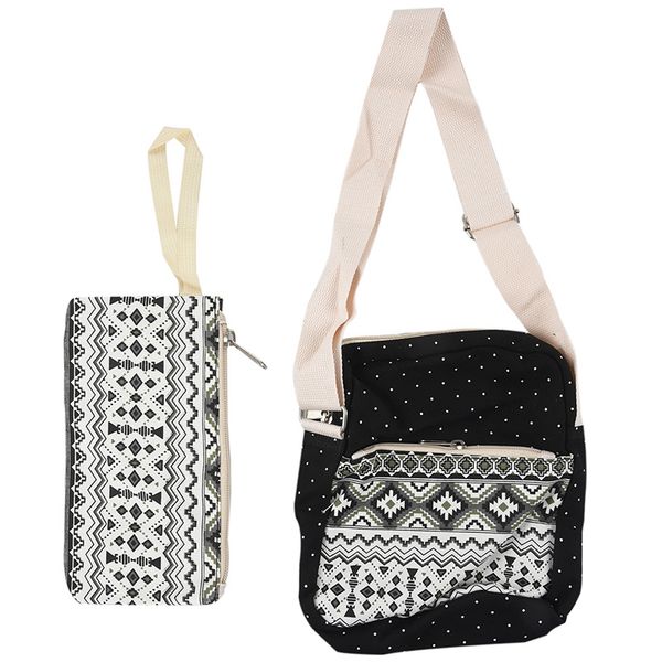 new-2 pcs/set polka dot printing women backpack cute lightweight canvas bookbags middle high school bags for teenage girls, blac
new-2 pcs/set polka dot printing women backpack cute lightweight canvas bookbags middle high school bags for teenage girls, blac
