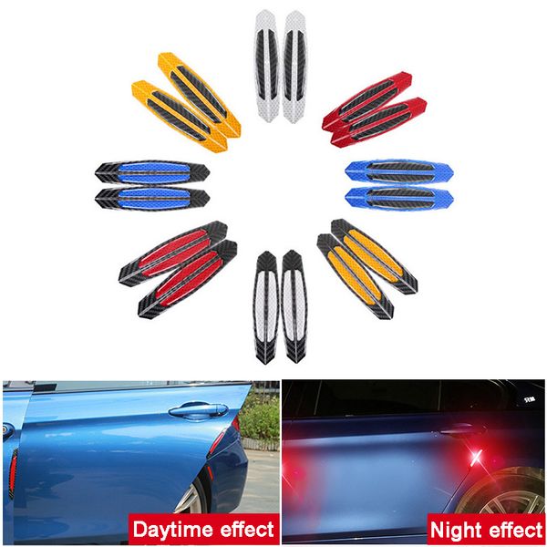 4 pcs car reflective strip anti-collision warning safety mark car door bumper sticker auto side anti-scratch strip
4 pcs car reflective strip anti-collision warning safety mark car door bumper sticker auto side anti-scratch strip