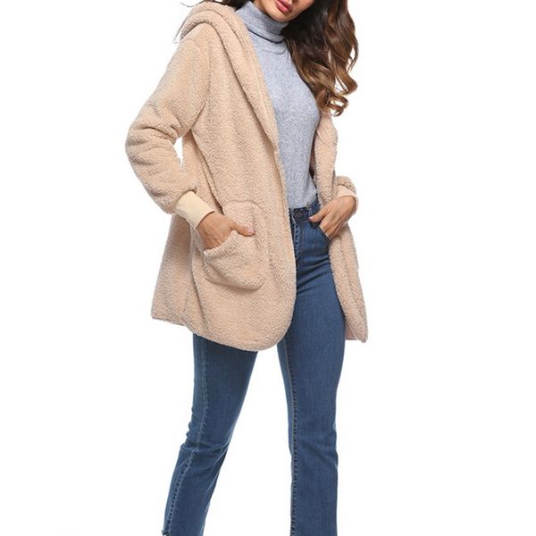nibesser 2019 spring autumn women faux fur jackets coat long sleeve casual open stitck hooded pullovers jacket warm xmas, Black;brown
nibesser 2019 spring autumn women faux fur jackets coat long sleeve casual open stitck hooded pullovers jacket warm xmas, Black;brown