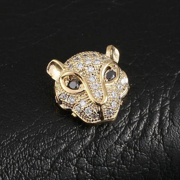fashion luxury zircon gold silver plated copper leopard head metals jewelry findings diy handmade accessories, Black
fashion luxury zircon gold silver plated copper leopard head metals jewelry findings diy handmade accessories, Black