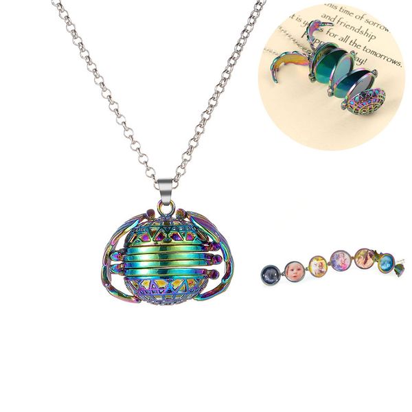 rainbow magic 4 p pendant memory expanding locket necklace angel wings flash box fashion box necklaces, Silver
rainbow magic 4 p pendant memory expanding locket necklace angel wings flash box fashion box necklaces, Silver