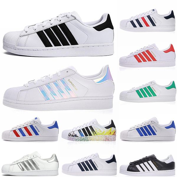 2020 original super star white hologram iridescent junior superstars casual shoes super star women men women leather fashion shoe size 36-45, Black
2020 original super star white hologram iridescent junior superstars casual shoes super star women men women leather fashion shoe size 36-45, Black