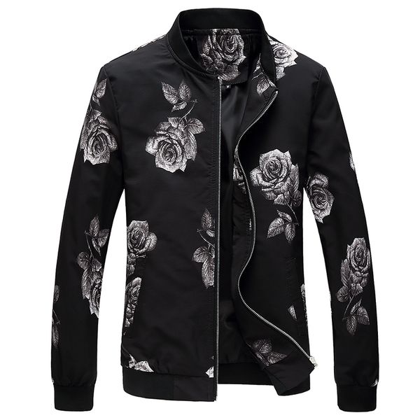 2020 spring new digital printing men's jacket, large size standing collar cardigan jacket, personality slim wild youth thin coat, Black;brown
2020 spring new digital printing men's jacket, large size standing collar cardigan jacket, personality slim wild youth thin coat, Black;brown
