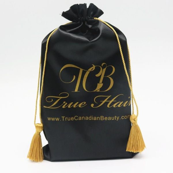 20pcs luxury black satin drawstring bag silk tassel hair packaging bags custom logo print gift bag 20x30/30x40/40x50cm dust bags
20pcs luxury black satin drawstring bag silk tassel hair packaging bags custom logo print gift bag 20x30/30x40/40x50cm dust bags