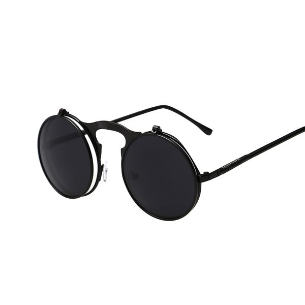 round steampunk sunglasses men retro small flip up glasses for women double lens brand spectacles oculos uv400, White;black
round steampunk sunglasses men retro small flip up glasses for women double lens brand spectacles oculos uv400, White;black