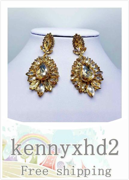 bohemian selling crystal lady banquet wedding earrings creative fashion european and american high grade earrings, Golden
bohemian selling crystal lady banquet wedding earrings creative fashion european and american high grade earrings, Golden