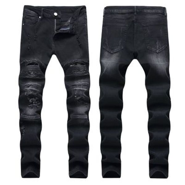 2019 мужские рваные байкерские джинсы slim fit мотоцикл байкер джинсовая для мужчин модельер хип-хоп мужские джинсы хорошие, Blue
2019 мужские рваные байкерские джинсы slim fit мотоцикл байкер джинсовая для мужчин модельер хип-хоп мужские джинсы хорошие, Blue