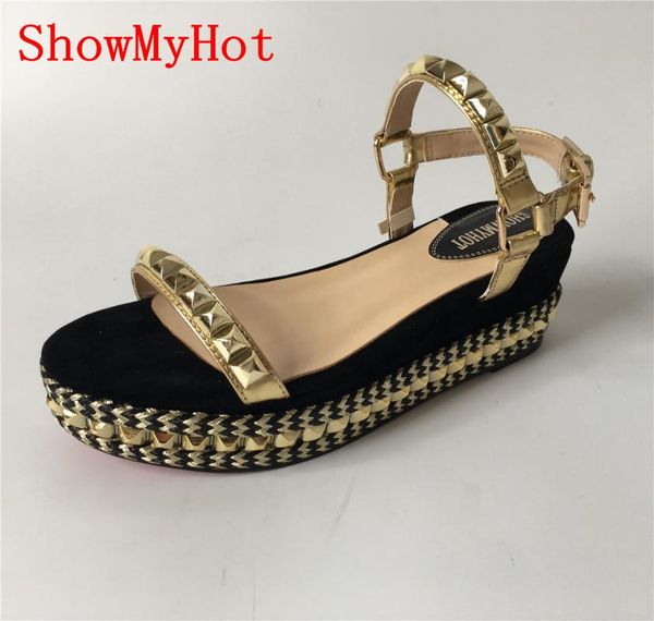 showmysummer shoes woman sandals high heels women leather shoes open toe wedges platform sandals roman zapatos mujer, Black
showmysummer shoes woman sandals high heels women leather shoes open toe wedges platform sandals roman zapatos mujer, Black