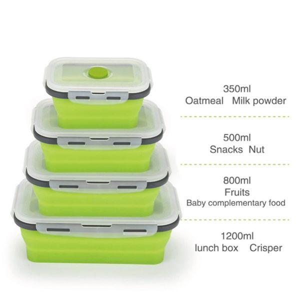 kinds 800ml silicone fold lunch box collapsible food container portable bento brand new drop shipping
kinds 800ml silicone fold lunch box collapsible food container portable bento brand new drop shipping