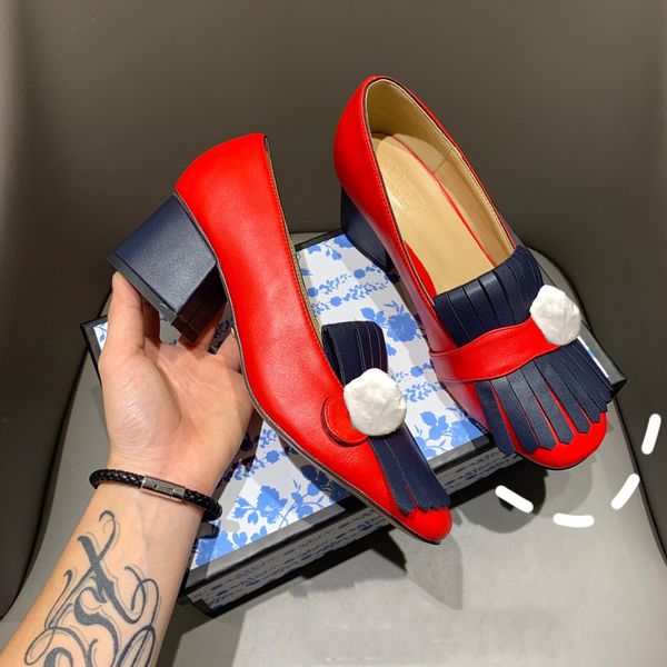 classic mid heeled boat shoes designers leather occupation high heels shoes round head metal button woman dress shoes, Black
classic mid heeled boat shoes designers leather occupation high heels shoes round head metal button woman dress shoes, Black