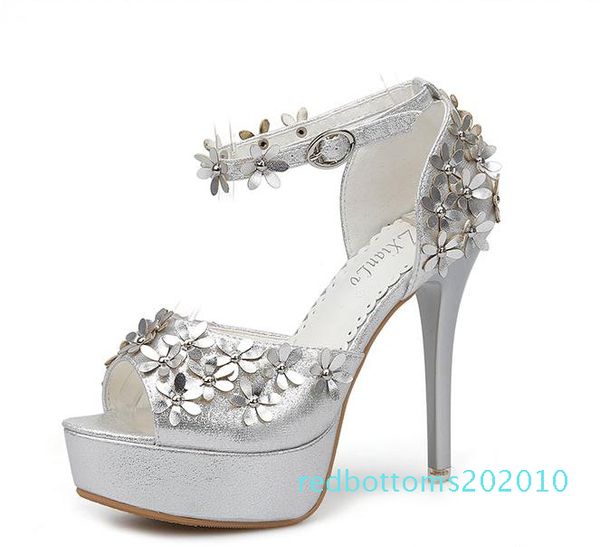 elegant flower bride wedding shoes high heel ankle strap platform pumps gold silver size 34 to 39 r10, Black
elegant flower bride wedding shoes high heel ankle strap platform pumps gold silver size 34 to 39 r10, Black
