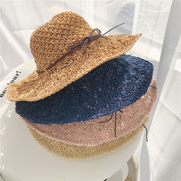 2020 straw hat women's big folding hat along the beach outdoor seaside shade summer fashion foldable sun for ladies, Blue;gray
2020 straw hat women's big folding hat along the beach outdoor seaside shade summer fashion foldable sun for ladies, Blue;gray
