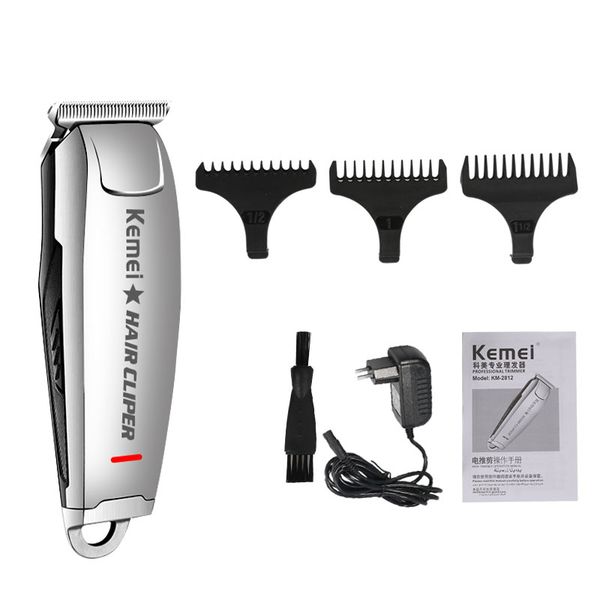 kemei rechargeable electric hair trimmer km-2812 cordless electric hair clipper haircutter beard trimmer low noise metal body
kemei rechargeable electric hair trimmer km-2812 cordless electric hair clipper haircutter beard trimmer low noise metal body