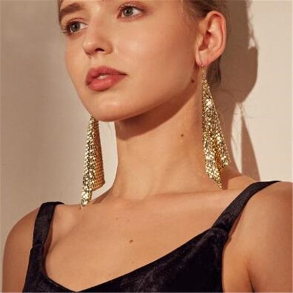 trendy new brand sequin drop earrings for woman statement creative dangle earring fashion women ear jewelry brincos new, Silver
trendy new brand sequin drop earrings for woman statement creative dangle earring fashion women ear jewelry brincos new, Silver