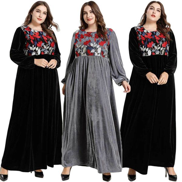 dubai abaya women embroidery velvet kaftan long sleeve maxi dress muslim winter warm loose jilbab robe islamic cocktail clothing, Red
dubai abaya women embroidery velvet kaftan long sleeve maxi dress muslim winter warm loose jilbab robe islamic cocktail clothing, Red