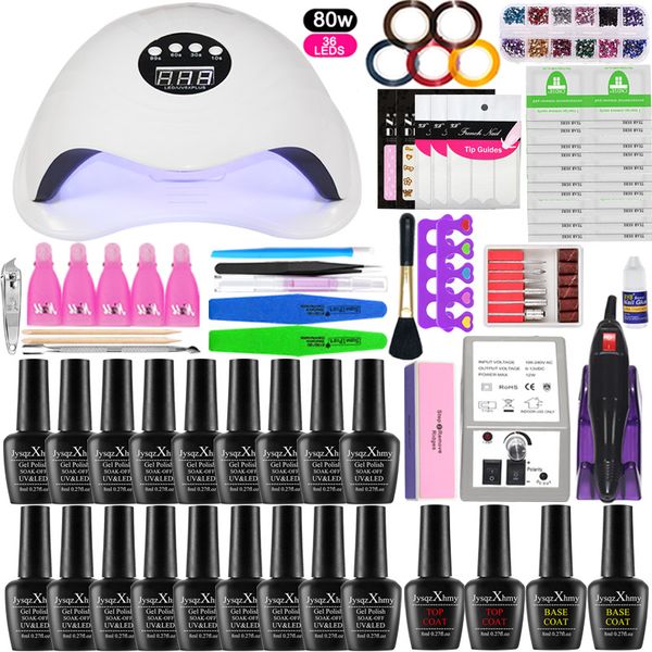 manicure set with 36/48/72/80w gel lamp nail polish extension kit for gel polish nail set acrylic manicure art tool
manicure set with 36/48/72/80w gel lamp nail polish extension kit for gel polish nail set acrylic manicure art tool
