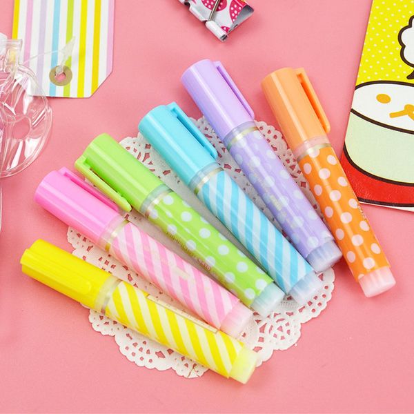 Cute Dot Stripe Plastic Highlighters Kawaii Marker Pens For Kids School Supplies Student
Cute Dot Stripe Plastic Highlighters Kawaii Marker Pens For Kids School Supplies Student