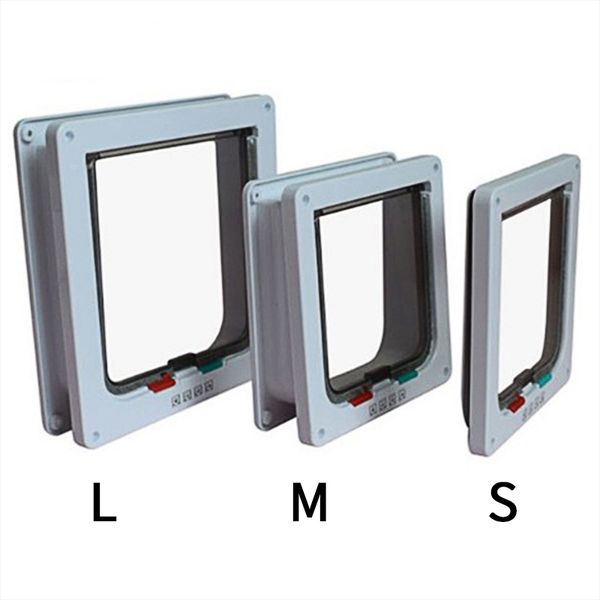 pet door 4 way lockable dog cat kitten door security flap door abs plastic s/m/l animal small pet cat dog gate pet supplies
pet door 4 way lockable dog cat kitten door security flap door abs plastic s/m/l animal small pet cat dog gate pet supplies