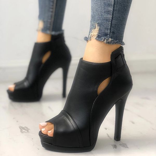 2020 new women pumps spring fall office shoes breathable hollow out square heel boots woman platform heels party wedding shoes y200702, Black
2020 new women pumps spring fall office shoes breathable hollow out square heel boots woman platform heels party wedding shoes y200702, Black