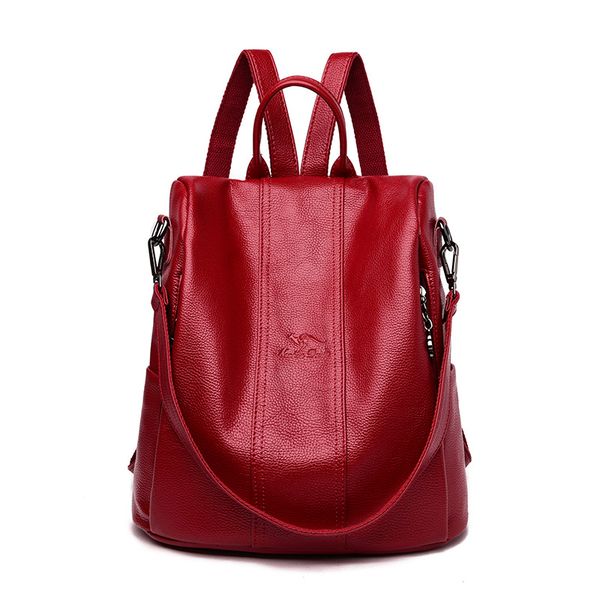 outdoor bags 2021 three-purpose large-capacity backpack schoolbag soft leather anti-theft zipper shoulder bag
outdoor bags 2021 three-purpose large-capacity backpack schoolbag soft leather anti-theft zipper shoulder bag