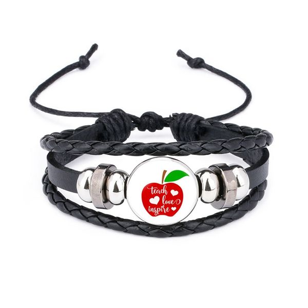 new bracelet diy multi-layer woven leather bracelet cute letter hand woven leather 9 style optional gifts for teacher, Golden;silver
new bracelet diy multi-layer woven leather bracelet cute letter hand woven leather 9 style optional gifts for teacher, Golden;silver