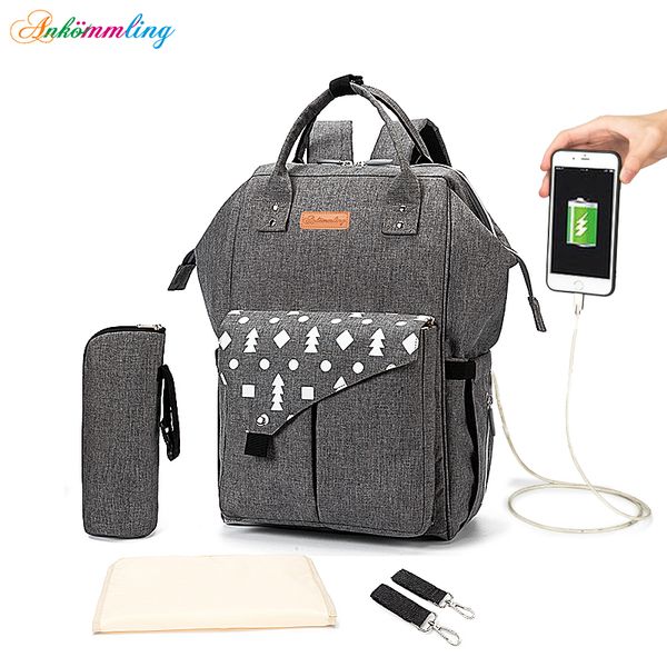 multifunction baby diaper bag usb large capacity fashion nappy baby bag backpack stroller handbag waterproof mummy maternity
multifunction baby diaper bag usb large capacity fashion nappy baby bag backpack stroller handbag waterproof mummy maternity