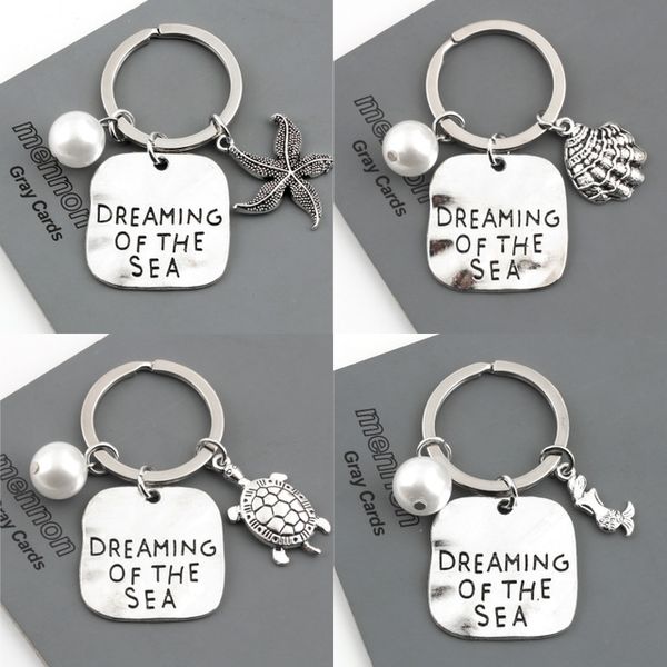 summer style mermaid starfish shell keychain turtle keyring sea turtle keychain beach women handbag gift jewelry, Silver
summer style mermaid starfish shell keychain turtle keyring sea turtle keychain beach women handbag gift jewelry, Silver