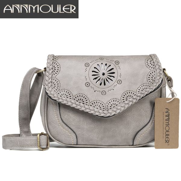 annmouler новый crossbody мешок pu кожа женщины сумка выдалбливают плеча vintage черный сумки посыльного
annmouler новый crossbody мешок pu кожа женщины сумка выдалбливают плеча vintage черный сумки посыльного