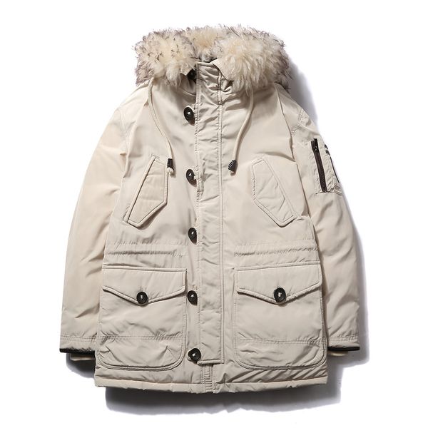 white duck down jacket men thick winter new hat detached warm parka waterproof windproof, Black
white duck down jacket men thick winter new hat detached warm parka waterproof windproof, Black