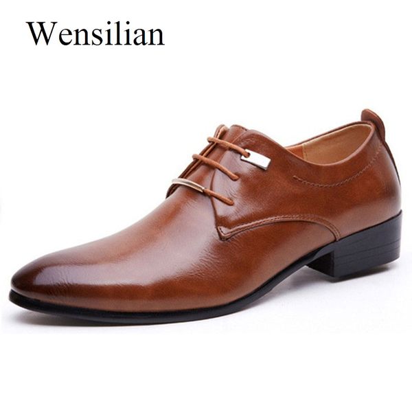 luxury formal shoes men oxford dress shoes wedding brogue pointed male mens brand zapatos hombre, Black
luxury formal shoes men oxford dress shoes wedding brogue pointed male mens brand zapatos hombre, Black