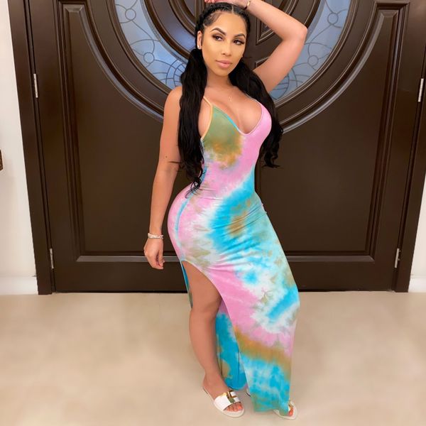 independent station european and american womens tie-dyed dress backless dress bandage nightclub dress, White;black
independent station european and american womens tie-dyed dress backless dress bandage nightclub dress, White;black