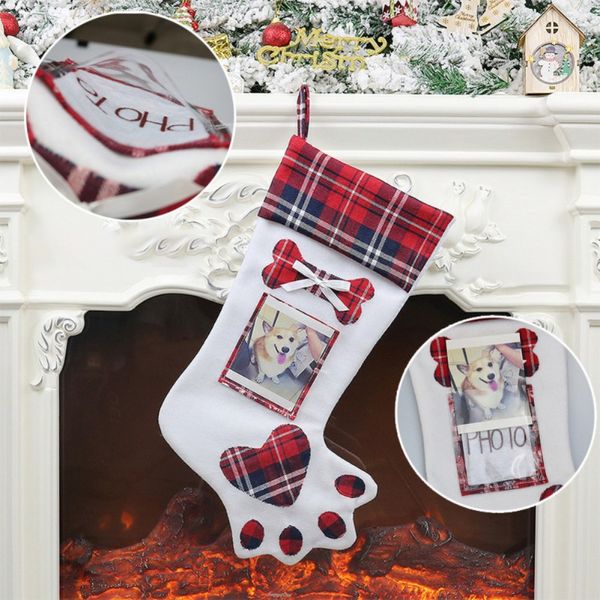 new creative christmas festival supply dog paw stockings pendant gift box home restaurant festival decoration christmas stockings
new creative christmas festival supply dog paw stockings pendant gift box home restaurant festival decoration christmas stockings
