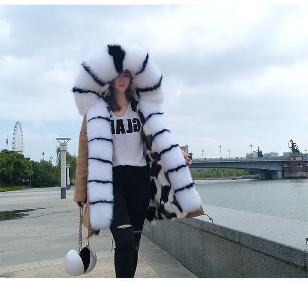 white black fox fur trim hoody placket maomaokong brand white black fox fur lining khaki long parkas women winter coats
white black fox fur trim hoody placket maomaokong brand white black fox fur lining khaki long parkas women winter coats