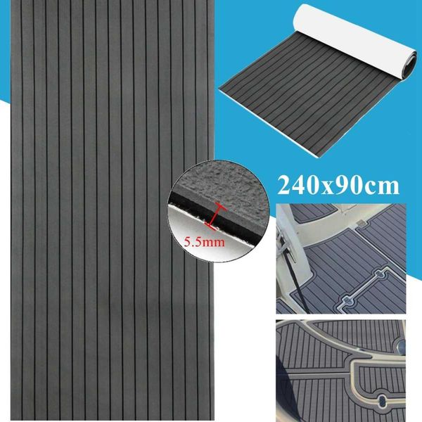 90x240cm dark grey with black eva foam teak boat flooring sheet yacht synthetic teak decking pad
90x240cm dark grey with black eva foam teak boat flooring sheet yacht synthetic teak decking pad