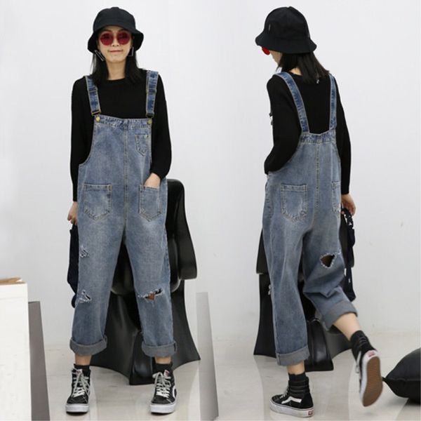 l-4xl new women denim jumpsuit 2018 ladies loose jeans rompers female casual plus size hole denim overall playsuit with pocket, Black;white
l-4xl new women denim jumpsuit 2018 ladies loose jeans rompers female casual plus size hole denim overall playsuit with pocket, Black;white