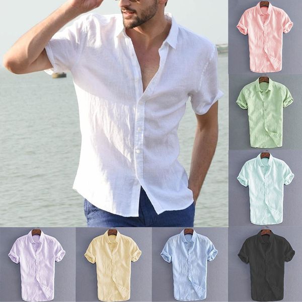9-color men 's slim -fit shirt shirt men 's solid color women blouses summer short sleeve casual, White;black
9-color men 's slim -fit shirt shirt men 's solid color women blouses summer short sleeve casual, White;black