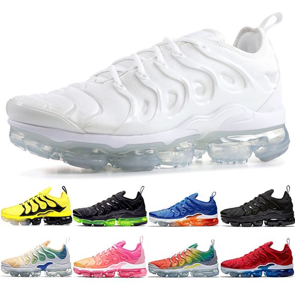 new plus men women running shoes bumblebee triple black white sunset work blue game royal volt designer sport sneakers size 36-45, White;red
new plus men women running shoes bumblebee triple black white sunset work blue game royal volt designer sport sneakers size 36-45, White;red