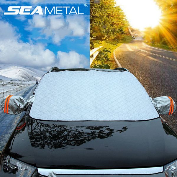 car cover universal snow cover and sun shade uv protection sunshade auto with reflective strips & magnetic car accessories
car cover universal snow cover and sun shade uv protection sunshade auto with reflective strips & magnetic car accessories