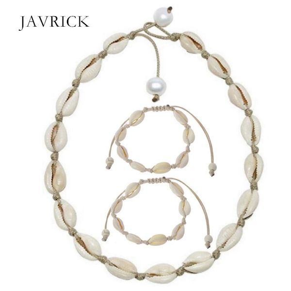 3pcs/set charm women girls shell jewelry set hand knotted necklace bracelet anklet fashion beach style boho jewellery chain gift, Silver
3pcs/set charm women girls shell jewelry set hand knotted necklace bracelet anklet fashion beach style boho jewellery chain gift, Silver
